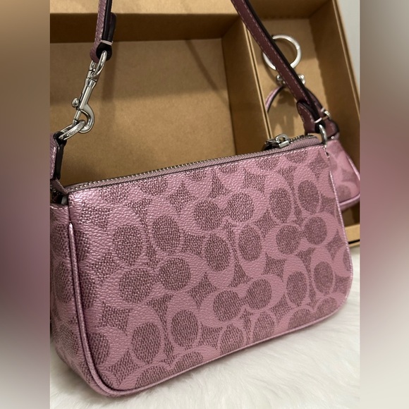 🌸🌸 Coach Boxed Nolita 19 And Nolita Bag Charm Set In Signature Canvas - Picture 11 of 14